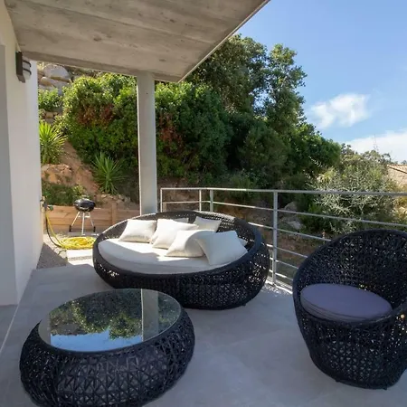 Villa Luxe Vue Mer Panoramique 3 Suites 6 Personnes Campomoro Plage *