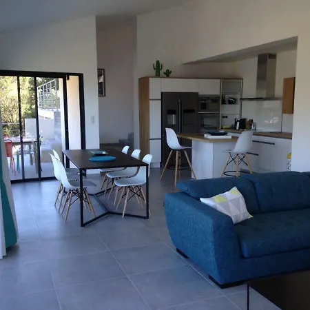 Villa Luxe Vue Mer Panoramique 3 Suites 6 Personnes Campomoro Plage