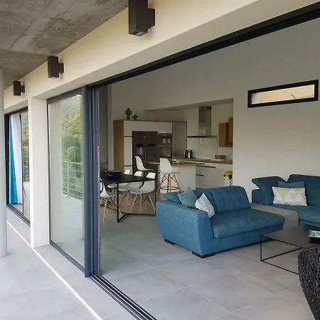 Villa Luxe Vue Mer Panoramique 3 Suites 6 Personnes Campomoro Plage Belvedere-Campomoro