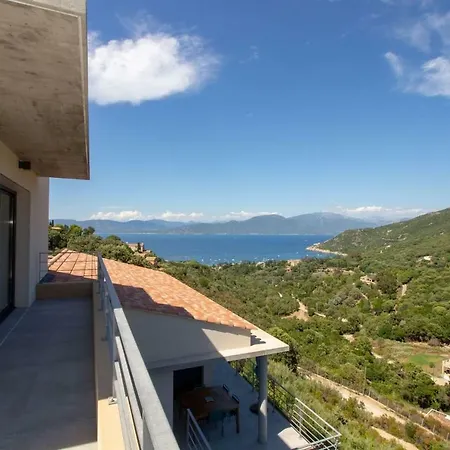 Villa Luxe Vue Mer Panoramique 3 Suites 6 Personnes Campomoro Plage * Belvedere-Campomoro